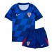 Maillot de foot Croatie Extérieur vêtements enfant Europe 2024 Manches Courtes (+ pantalon court)